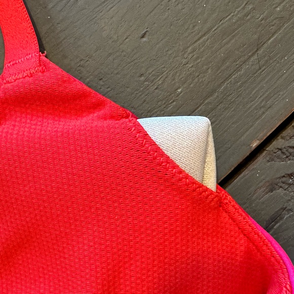 SOLD OUT! ADIDAS MARIMEKKO TECHFIT LONG BRA TEAM REAL MAGENTA POLKA DOT Sz L - Picture 10 of 10